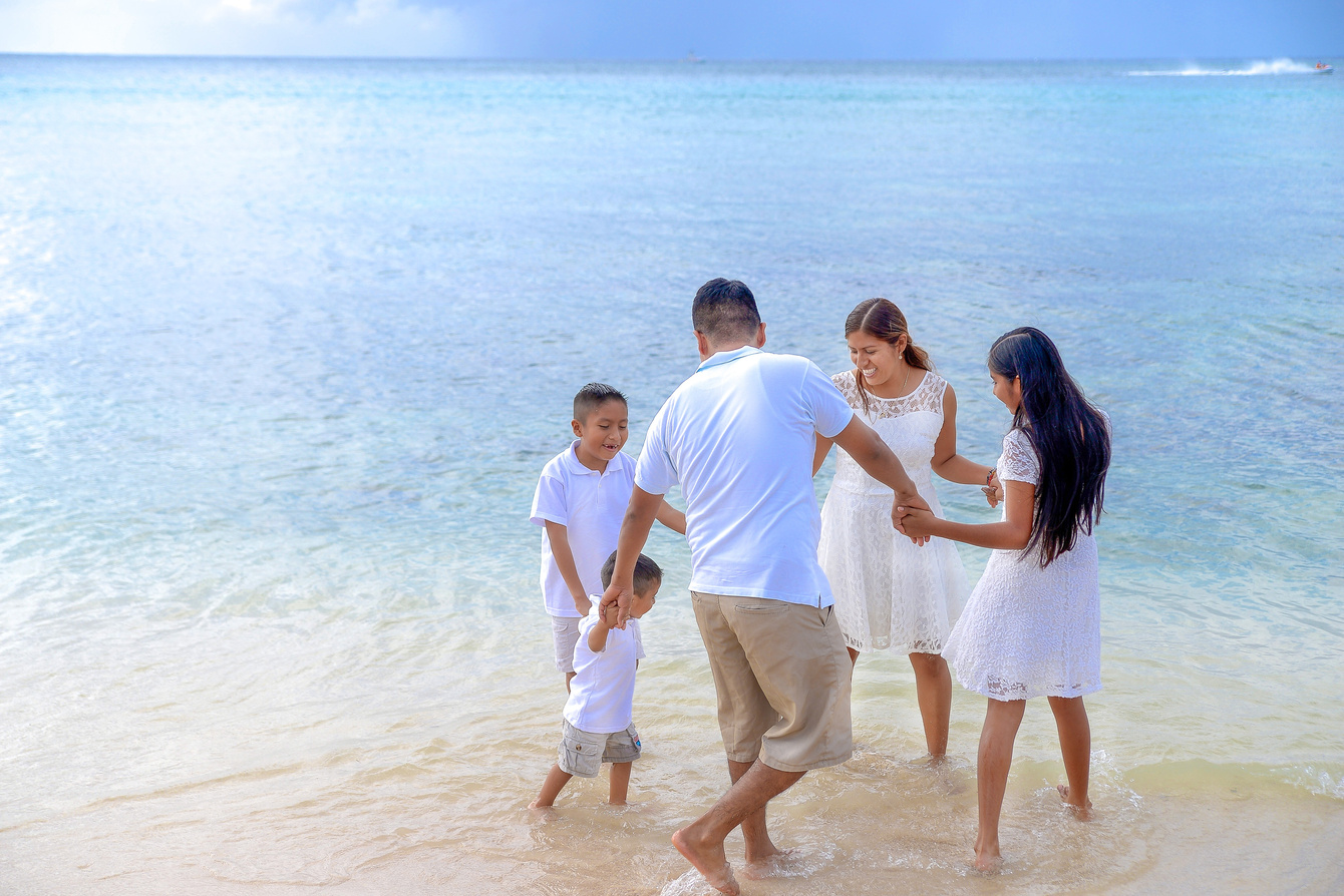 Family on the Beach
